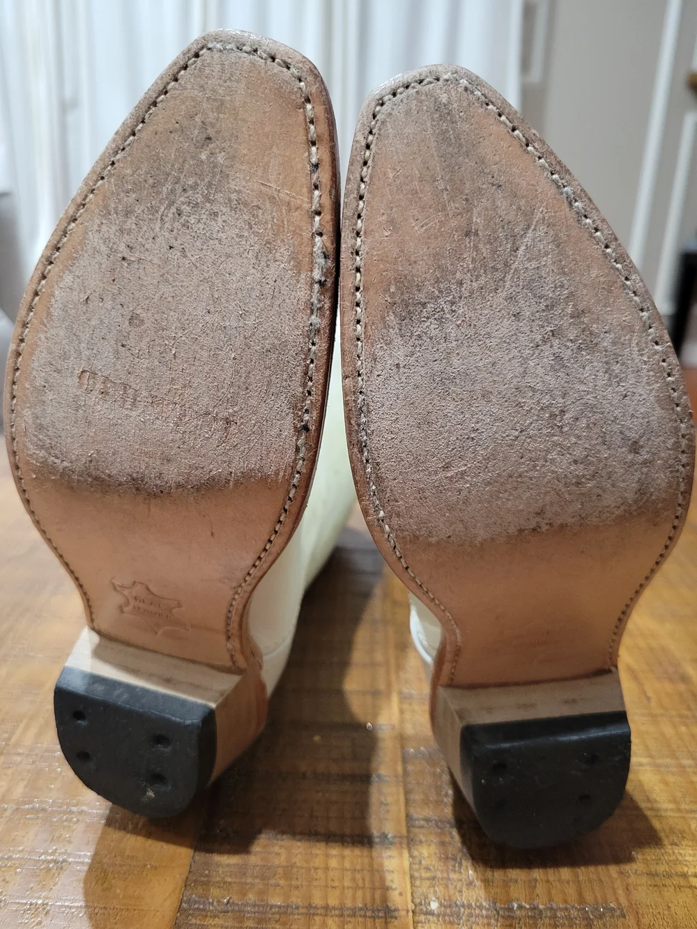 Old West Kids' White Snip Toe Cowboy Boots SIZE 3